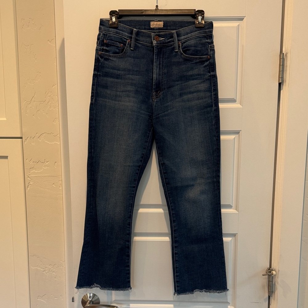 MOTHER The Insider Crop Step Fray Sweet and Sassy-Size 27